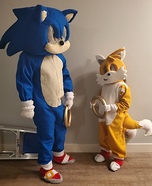 Sonic & Tails Homemade Costume