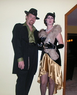1920's Flapper and Gangster Halloween Costume