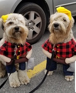 2 Canadian Lumberjacks Homemade Costume