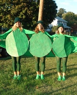 3 Peas in a Pod Homemade Costume