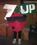 7 Up Cool Spot Homemade Costume