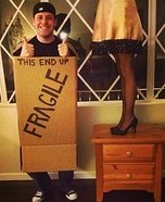 A Christmas Story Leg Lamp Couple Homemade Costume