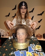 A Fortune Teller and her Crystal Ball Homemade Costume