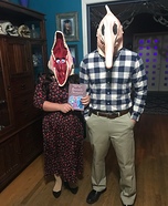 Adam and Barbara from Beetlejuice Homemade Costume