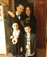 Addams Family Homemade Costume
