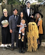 Addams Family Homemade Costume