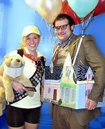 Idea de disfraz de Halloween para parejas: Carl Fredricksen, Russell y Doug Disfraces caseros