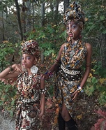 African Princesses Homemade Costume