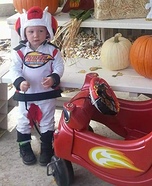 AJ and Blaze the Monster Machines Homemade Costume