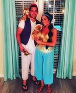 Aladdin and Jasmine Homemade Costume