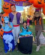 Aladdin and Jasmine with Magic Carpet Homemade Costume