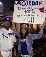 Alex Gordon and Royals Fan Homemade Costume