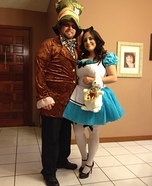 Alice In Wonderland & Mad Hatter Costume