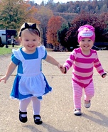 Alice and Cheshire Cat Homemade Costume
