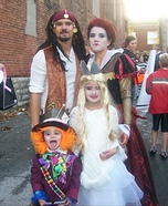 Alice in Wonderland Family Costume