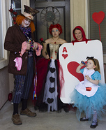 Alice in Wonderland Family Homemade Costume