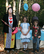Alice In Wonderland Mad Hatter Tea Party Homemade Family Costume