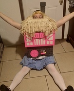 Alice inside the White Rabbit's House Homemade Costume