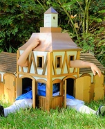 Alice, Stuck in White Rabbit's House Homemade Costume