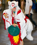 Amaterasu from The Game OKAMI Homemade Costume
