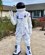 American Astronaut Homemade Costume