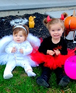 Angel & Devil Divas Homemade Costume