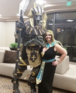 Anubis and Egyptian Queen Homemade Costume