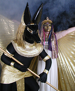 Homemade Anubis and Isis Costumes