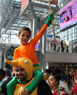 Aquaman and Storm the Seahorse Homemade Costume