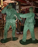 Army Men Couple Homemade Costume