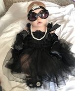 Audrey Hepburn Baby Homemade Costume