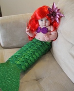 Baby Ariel Homemade Costume
