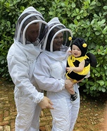 Baby Bee & His Beekeepers Homemade Costume