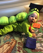 Baby Bookworm Homemade Costume