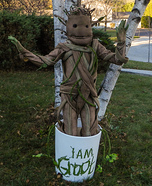 Baby Dancing Groot Homemade Costume