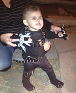 Baby Edward Scissorhands Homemade Costume