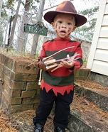 Baby Freddy Krueger Homemade Costume
