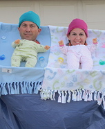 Baby Twins Homemade Costume