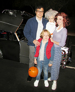 Back to the Future Family Homemade Costume