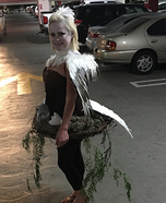 Bald Eagle in Nest with Baby Eaglet Homemade Costume