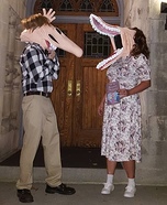 Barb and Adam from Beetlejuice Homemade Costume