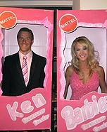 Idea de disfraz de Halloween en pareja: Disfraz de Barbie y Ken en pareja