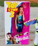 Barbie in a Box Homemade Costume
