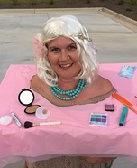 Barbie Makeup Head Homemade Costume