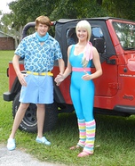 Homemade Barbie and Ken Costumes