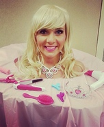 Barbie Styling Head Homemade Costume