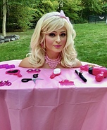 Barbie Styling Head Homemade Costume