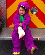 Barney is a Dinosaur Costume