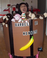 Barrel of Monkeys Homemade Costume
