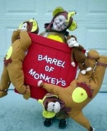 Barrel of Monkeys Homemade Costume